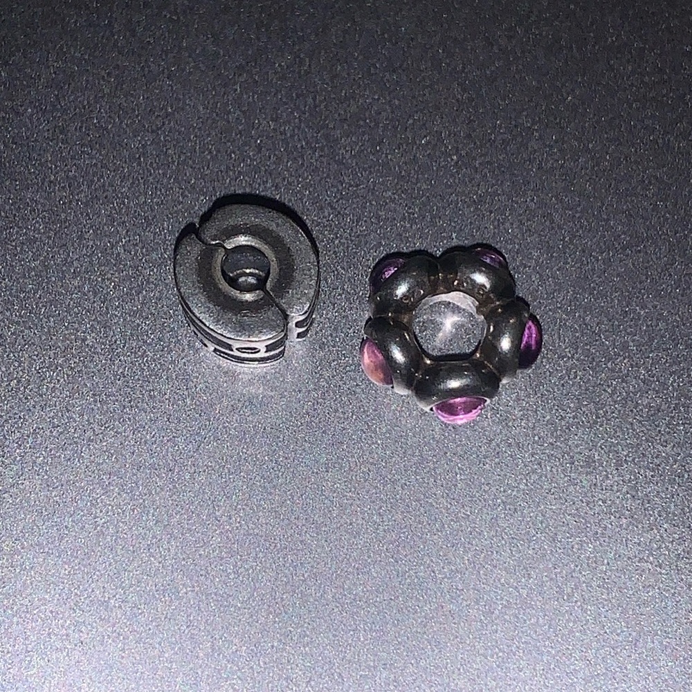 Pandora silver charms